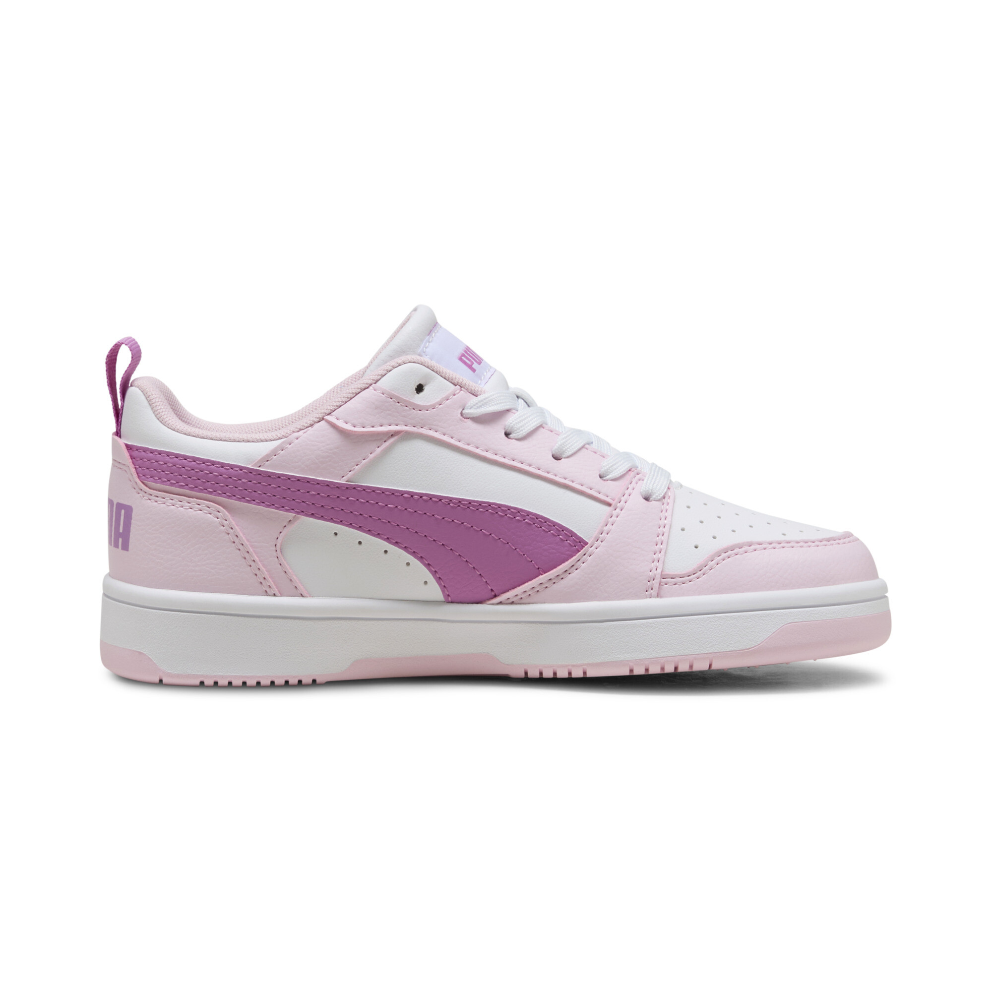 PUMA Rebound V6 Lo sneakers, Roze/Wit, Maat 37,5 thumbnail 3