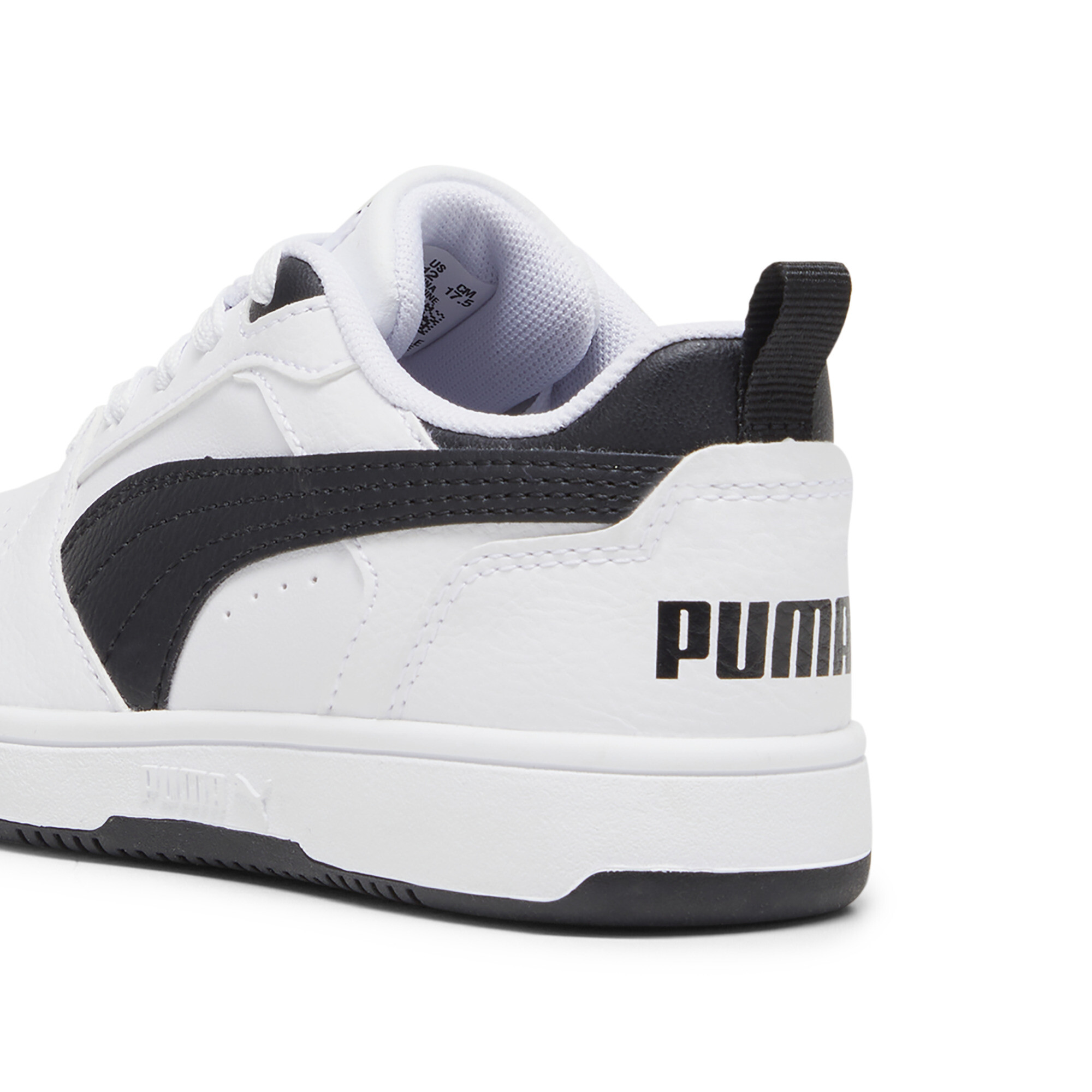 PUMA Rebound V6 Lo sneakers, Zwart/Wit, Maat 31,5 thumbnail 5