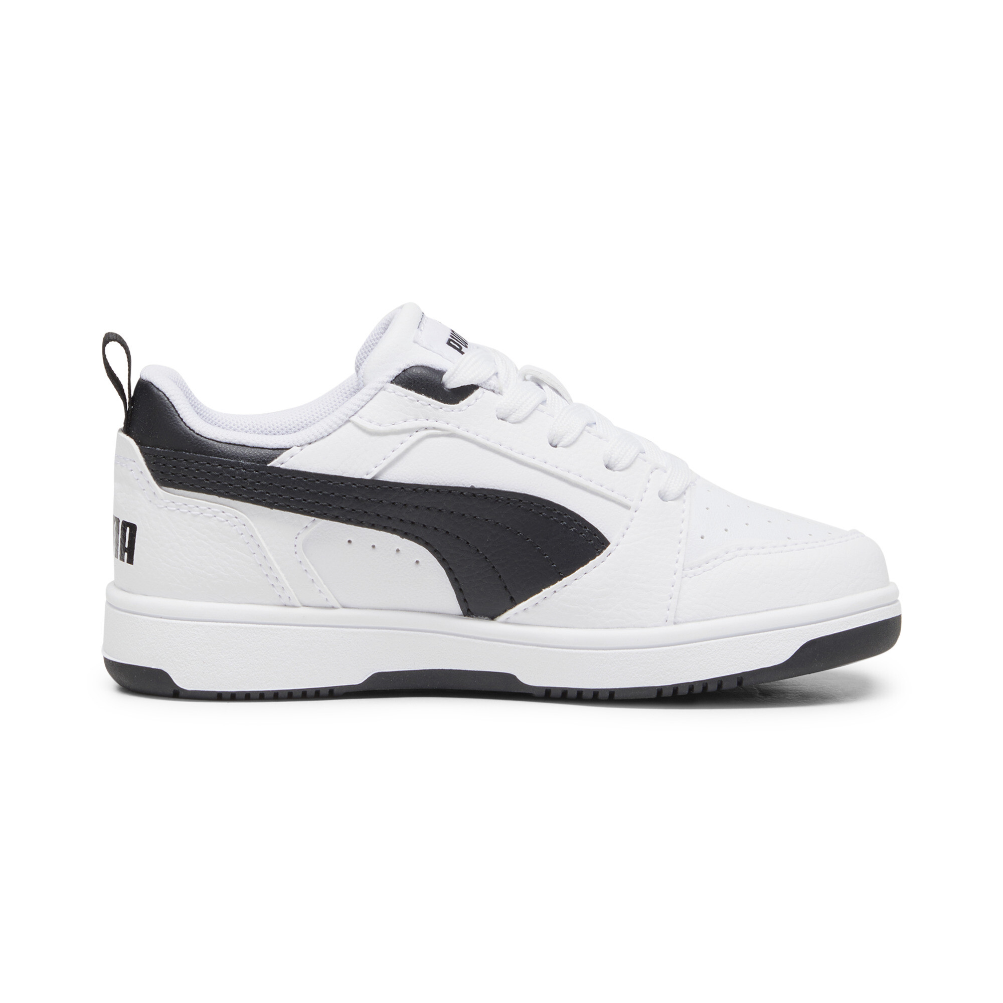 PUMA Rebound V6 Lo sneakers, Zwart/Wit, Maat 31,5 thumbnail 3