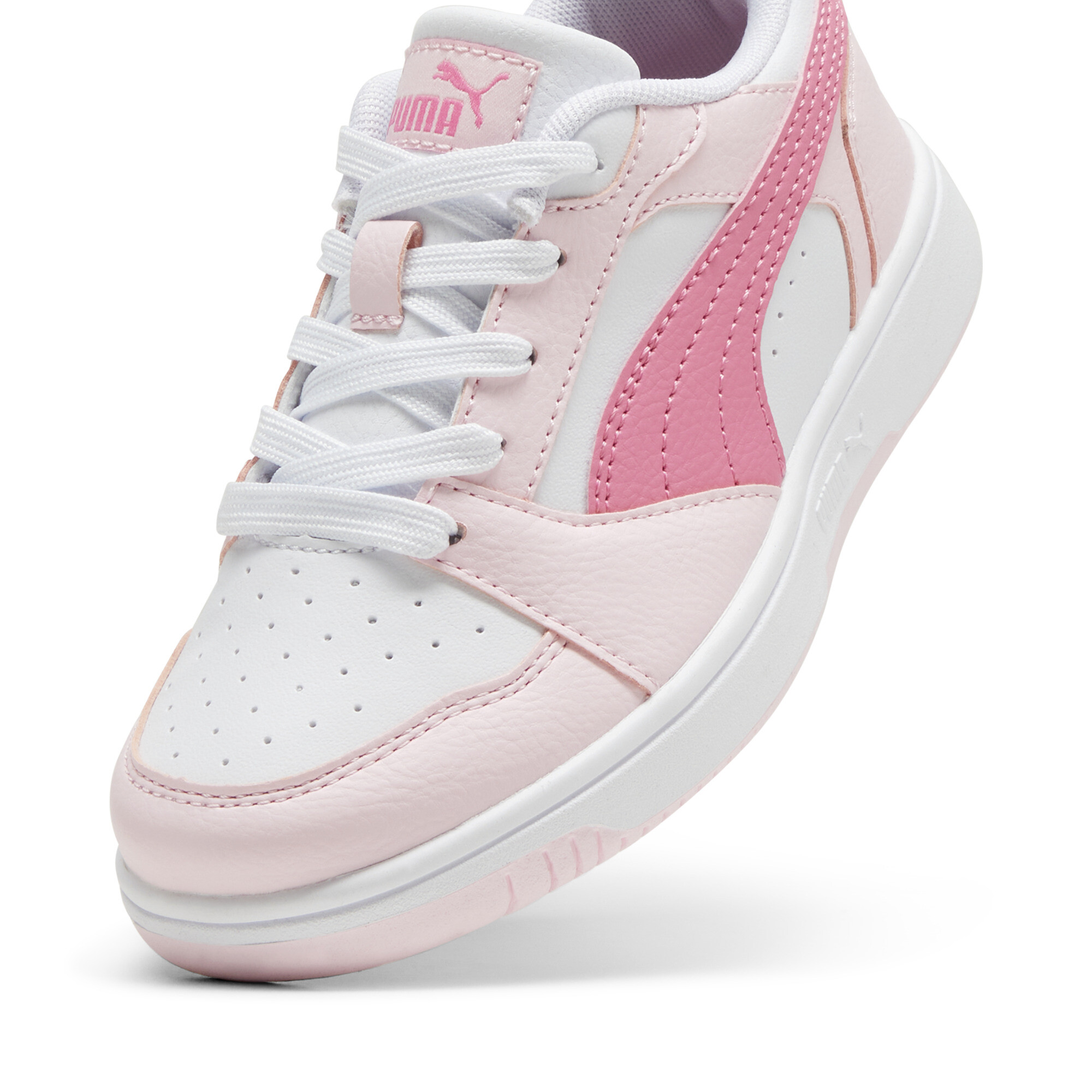 Rebound V6 Lo sneakers, Roze/Wit, Maat 28 | PUMA