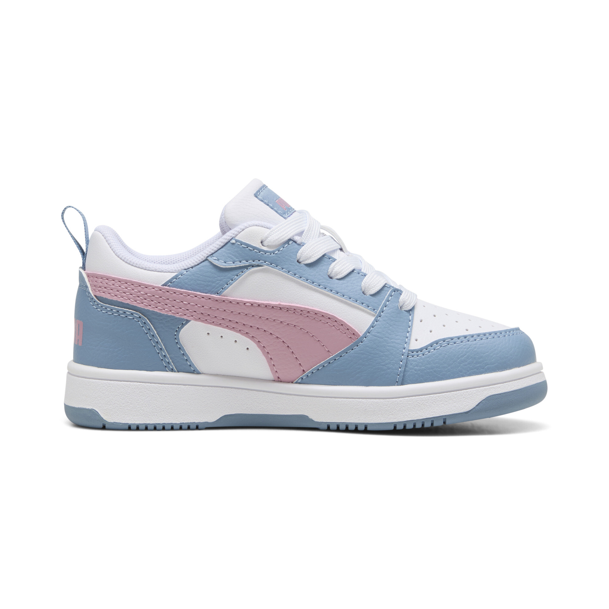 PUMA Rebound V6 Lo sneakers, Blauw/Roze/Wit, Maat 34 thumbnail 3