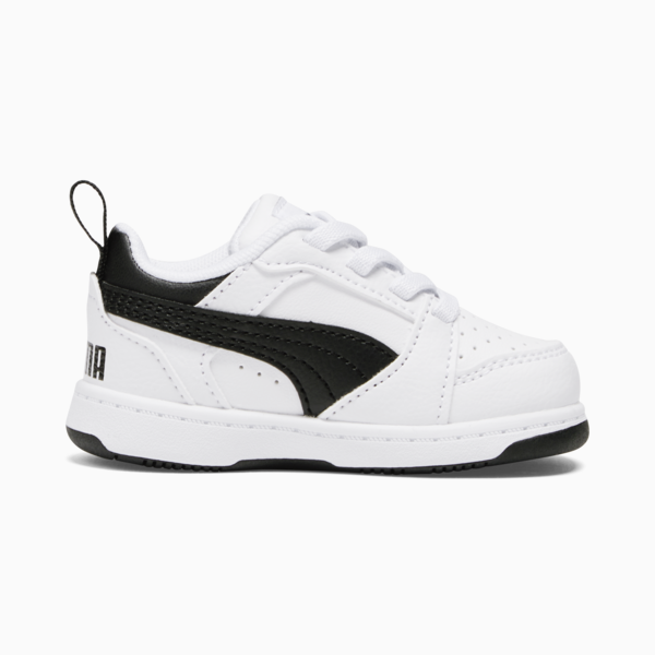 Rebound V6 Lo Toddlers' Sneakers, PUMA White-PUMA Black-PUMA Black, large-ZAF