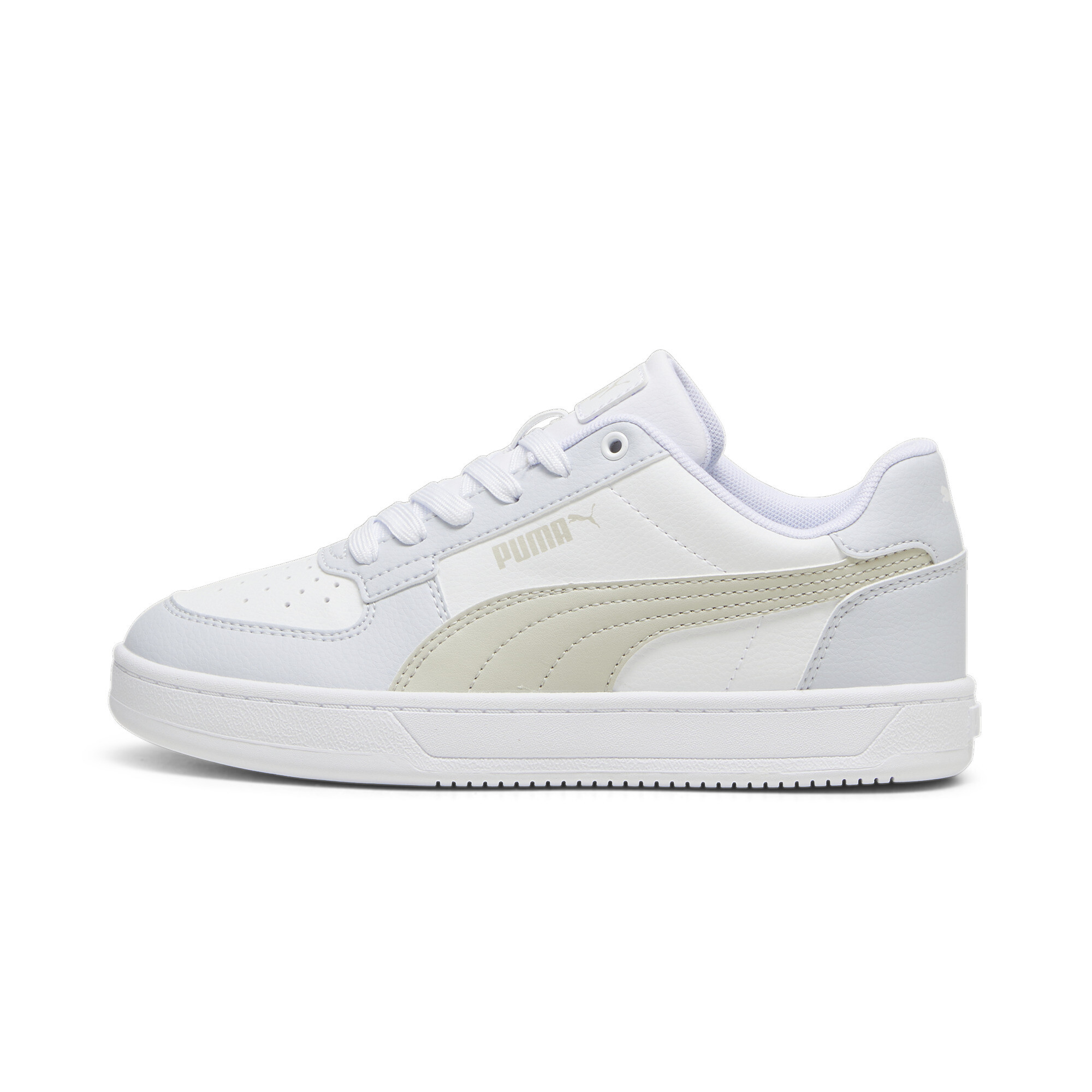 Puma Caven 2.0 Sneakers Teenager Schuhe Für Für Kinder | Mit Plain | White/Desert Dust/Silver Mist | Größe: 35.5