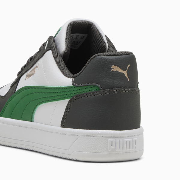 PUMA Caven 2.0 Youth Sneakers, Shadow Gray-Archive Green-PUMA White, large-ZAF