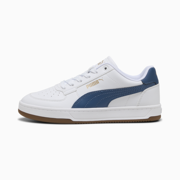 PUMA Caven 2.0 Youth Sneakers, PUMA White-Dark Indigo-Gum, large-ZAF