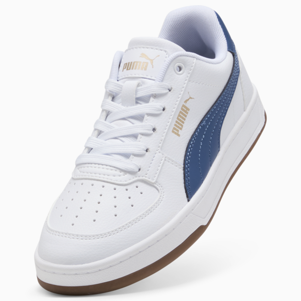 PUMA Caven 2.0 Youth Sneakers, PUMA White-Dark Indigo-Gum, large-ZAF