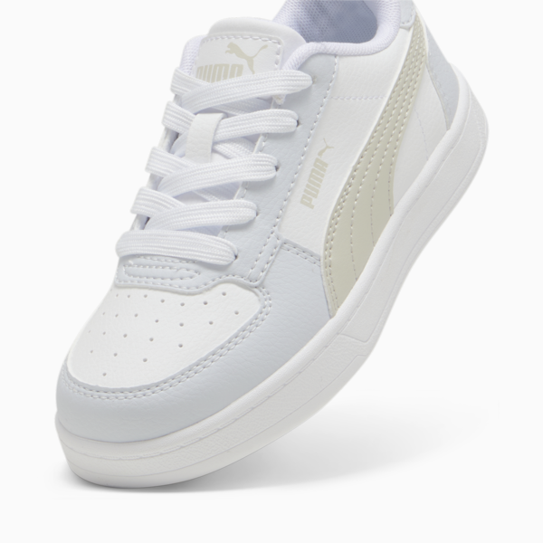 Puma Caven 2.0 Kids Sneakers, PUMA White-Desert Dust-Silver Mist, large-ZAF