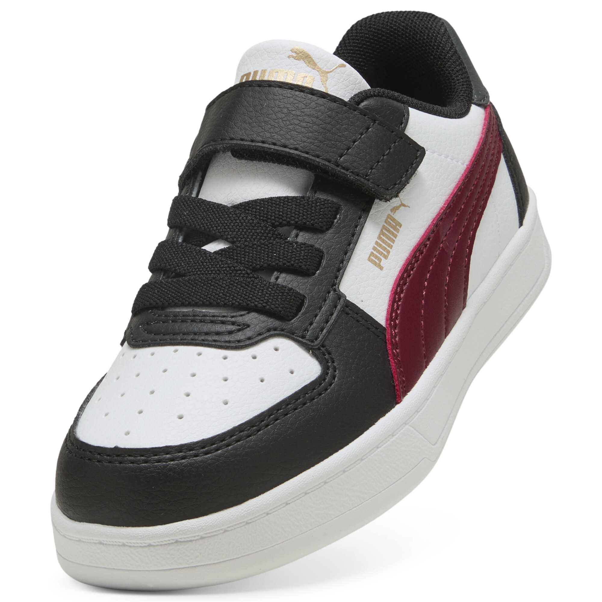 PUMA Caven 2.0 sneakers, Zwart/Rood/Wit, Maat 28 thumbnail 2