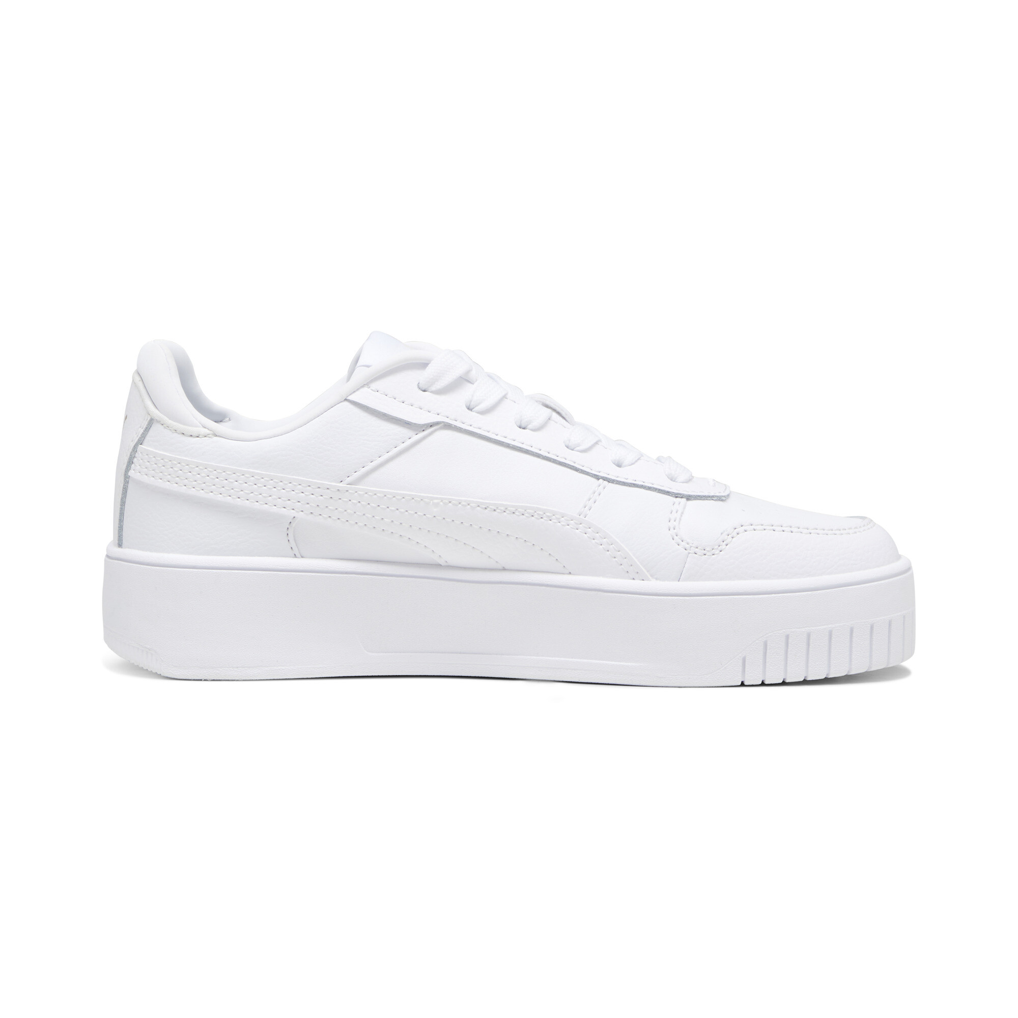 Women's Puma Carina Street Youth Sneakers, White, Size 36, Shoes