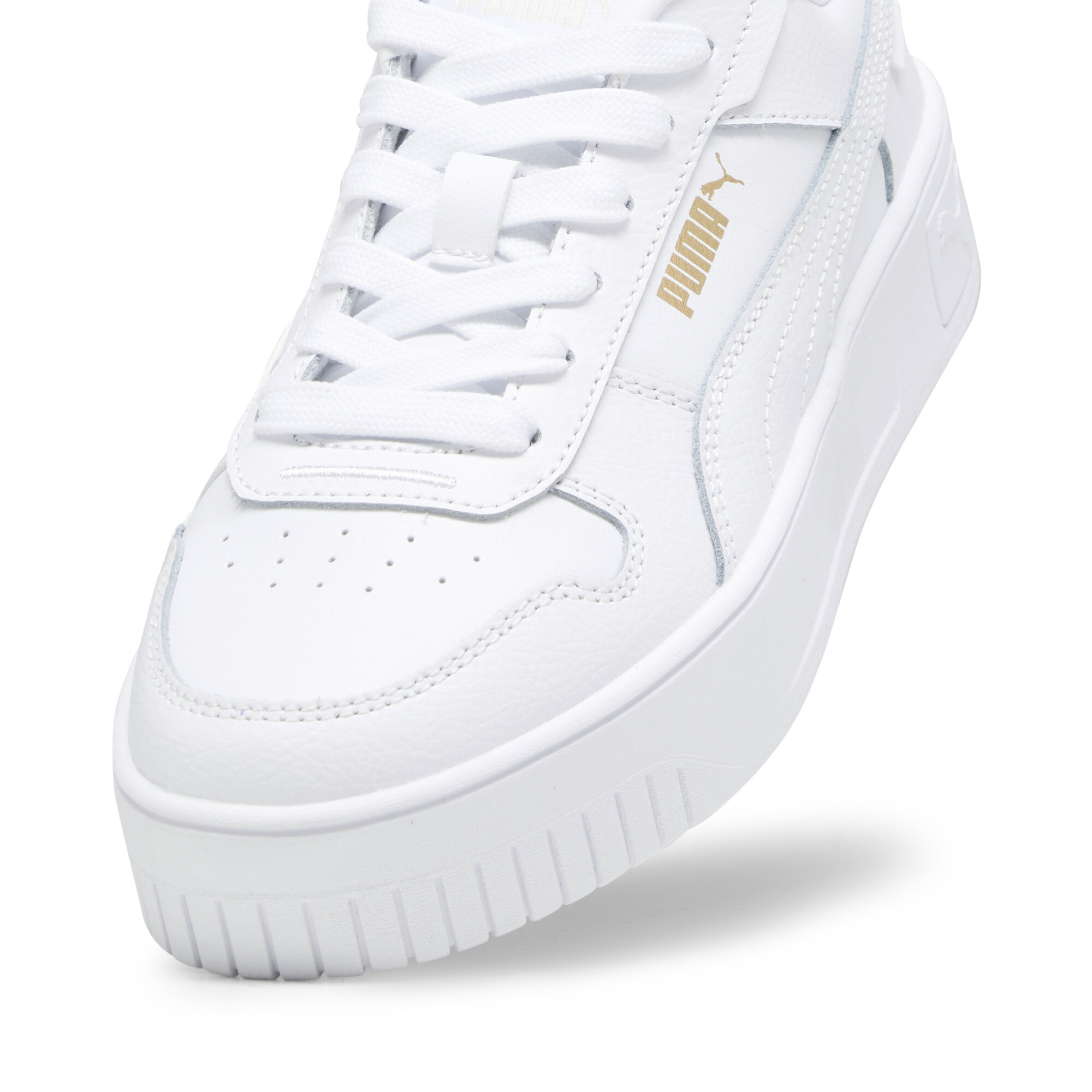 Women's Puma Carina Street Youth Sneakers, White, Size 36, Shoes