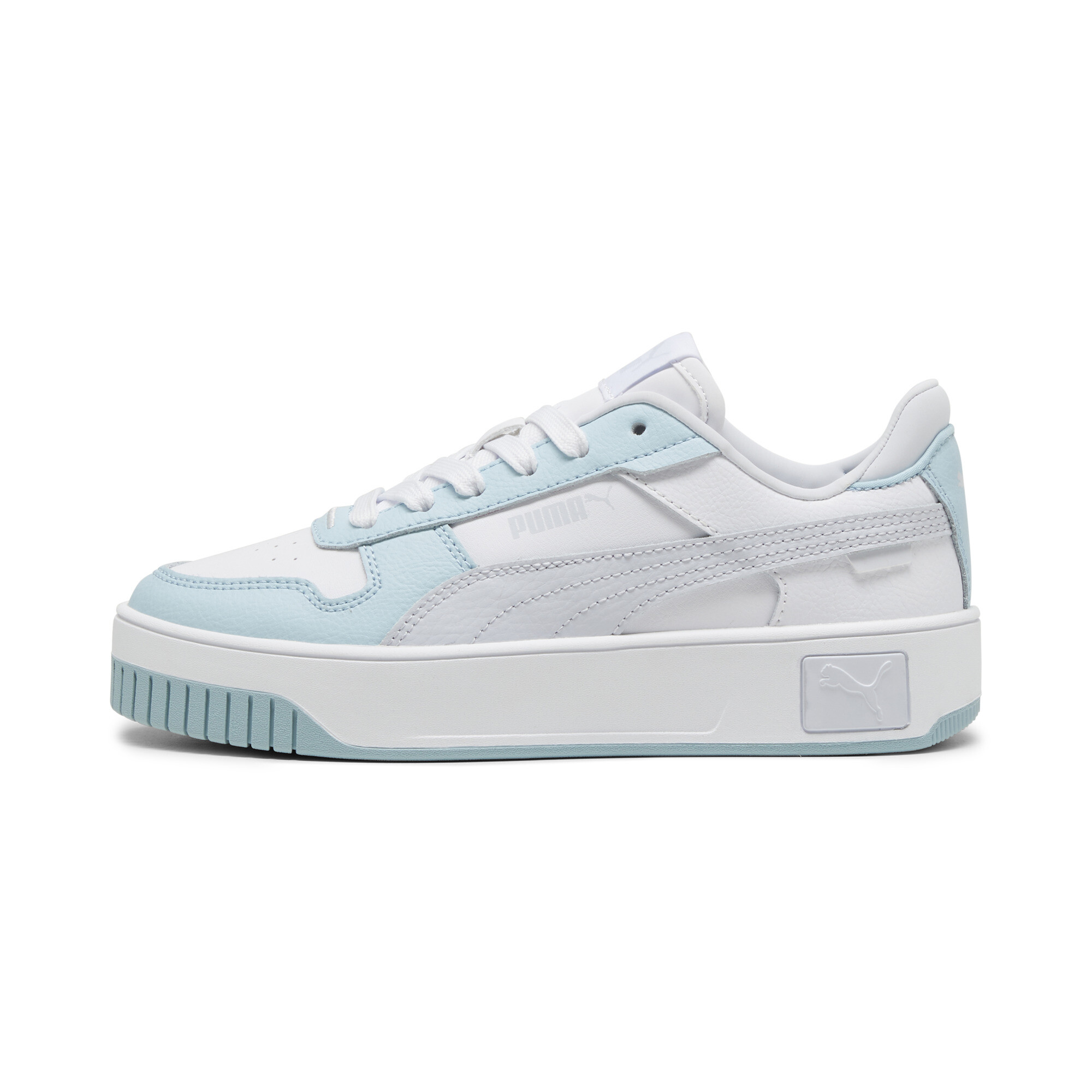 Puma Carina Street Sneakers Teenager Schuhe Für Damen Für Kinder | White/Silver Mist | Größe: 35.5