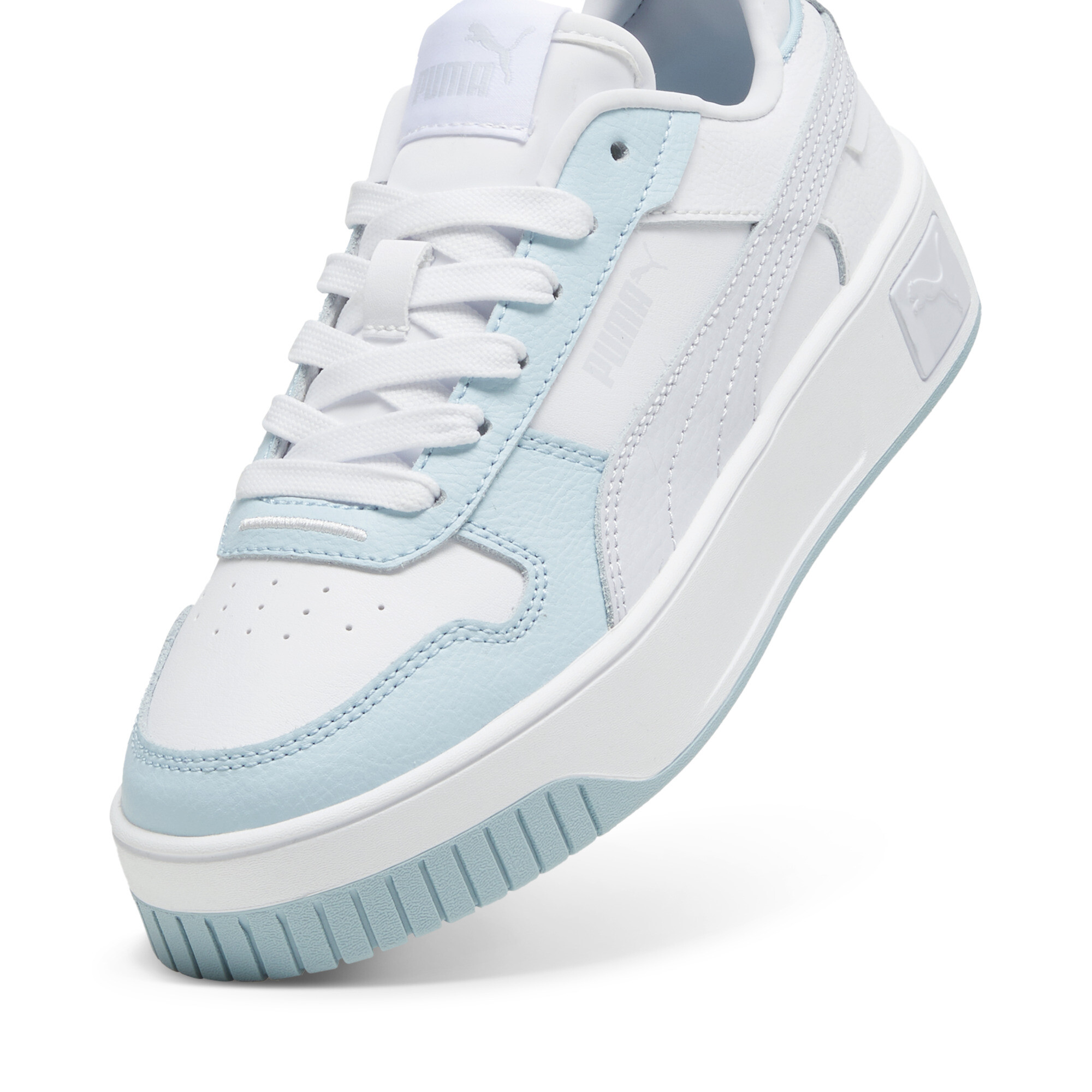 PUMA Carina Street Jr FALSE Sneakers - PUMA White-Silver Mist - Maat 36