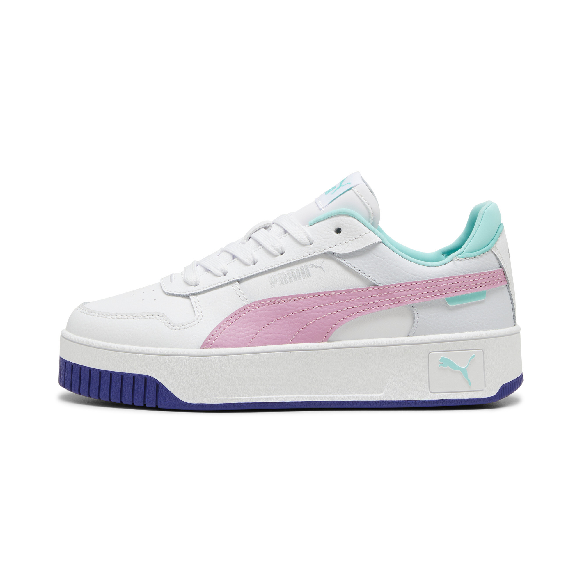 Puma Carina Street Sneakers Teenager Schuhe Für Damen Für Kinder | White/Mauved Out/Mint | Größe: 37