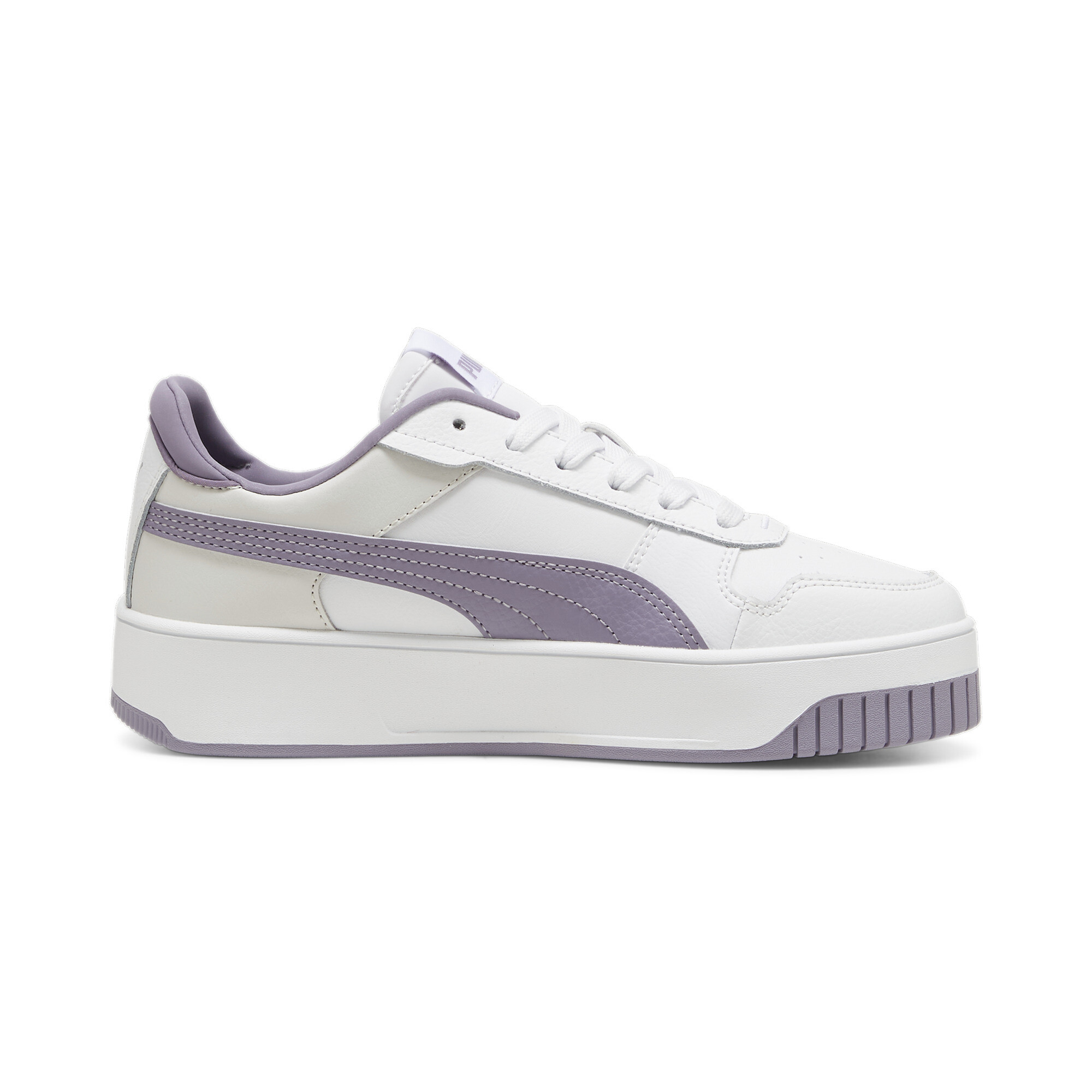 Women's Puma Carina Street Youth Sneakers, White, Size 35.5, Shoes