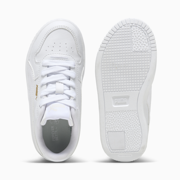 Tenis infantiles Carina Street, PUMA White-PUMA White-PUMA Gold, large-MEX