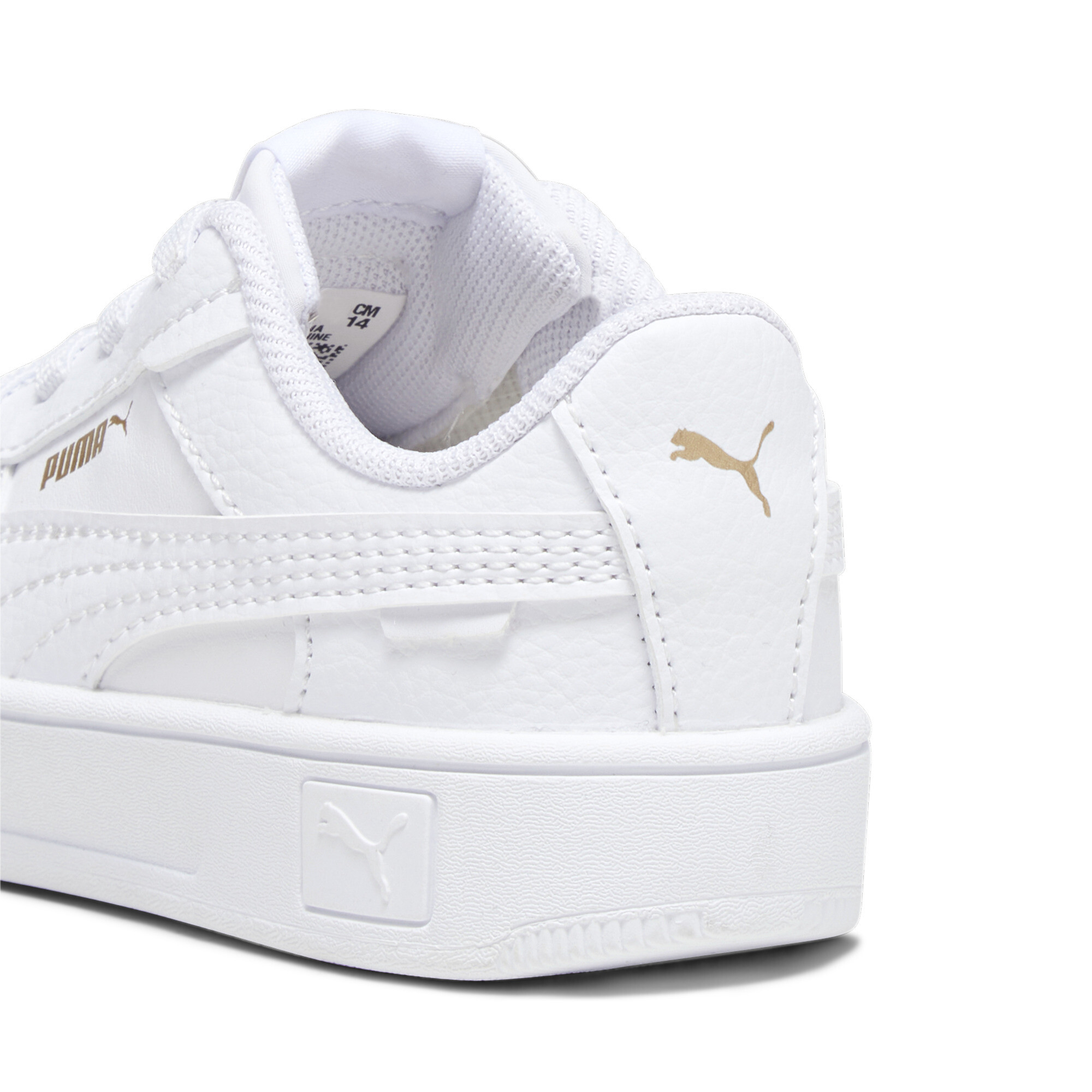 Women's Puma Carina Street Toddlers' Sneakers, White, Size 21, Shoes