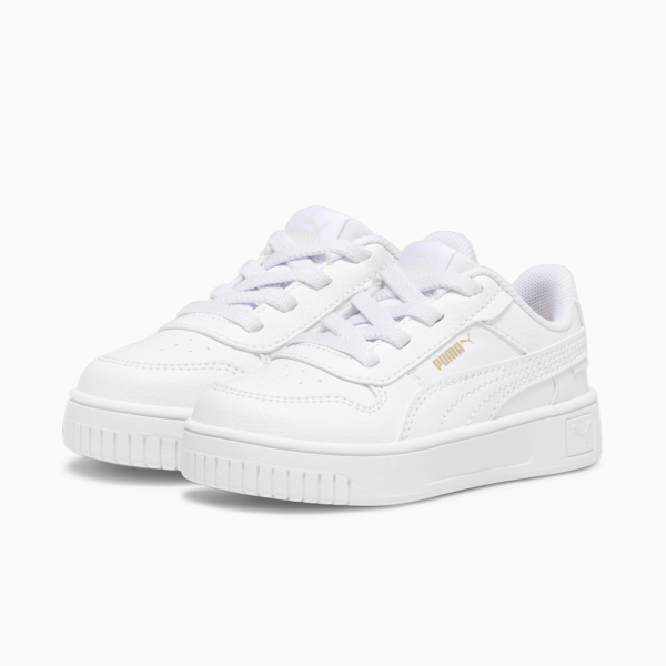 Carina Street Toddlers' Sneakers, PUMA White-PUMA White-PUMA Gold, large-ZAF