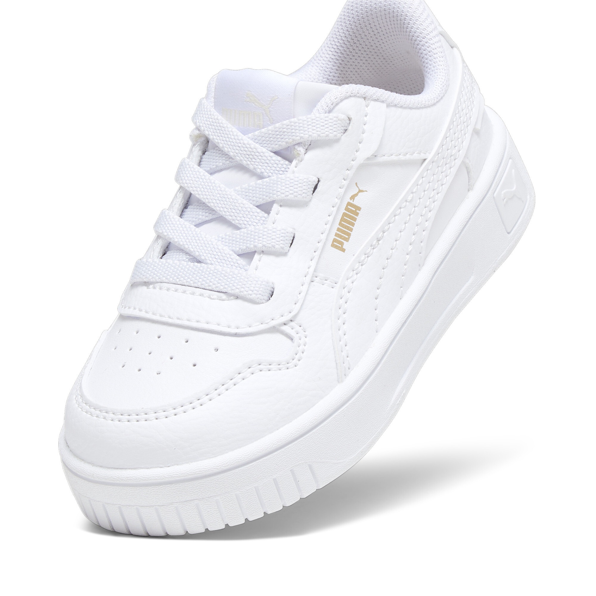 Carina Street sneakers voor Dames, Wit/Goud, Maat 22 | PUMA