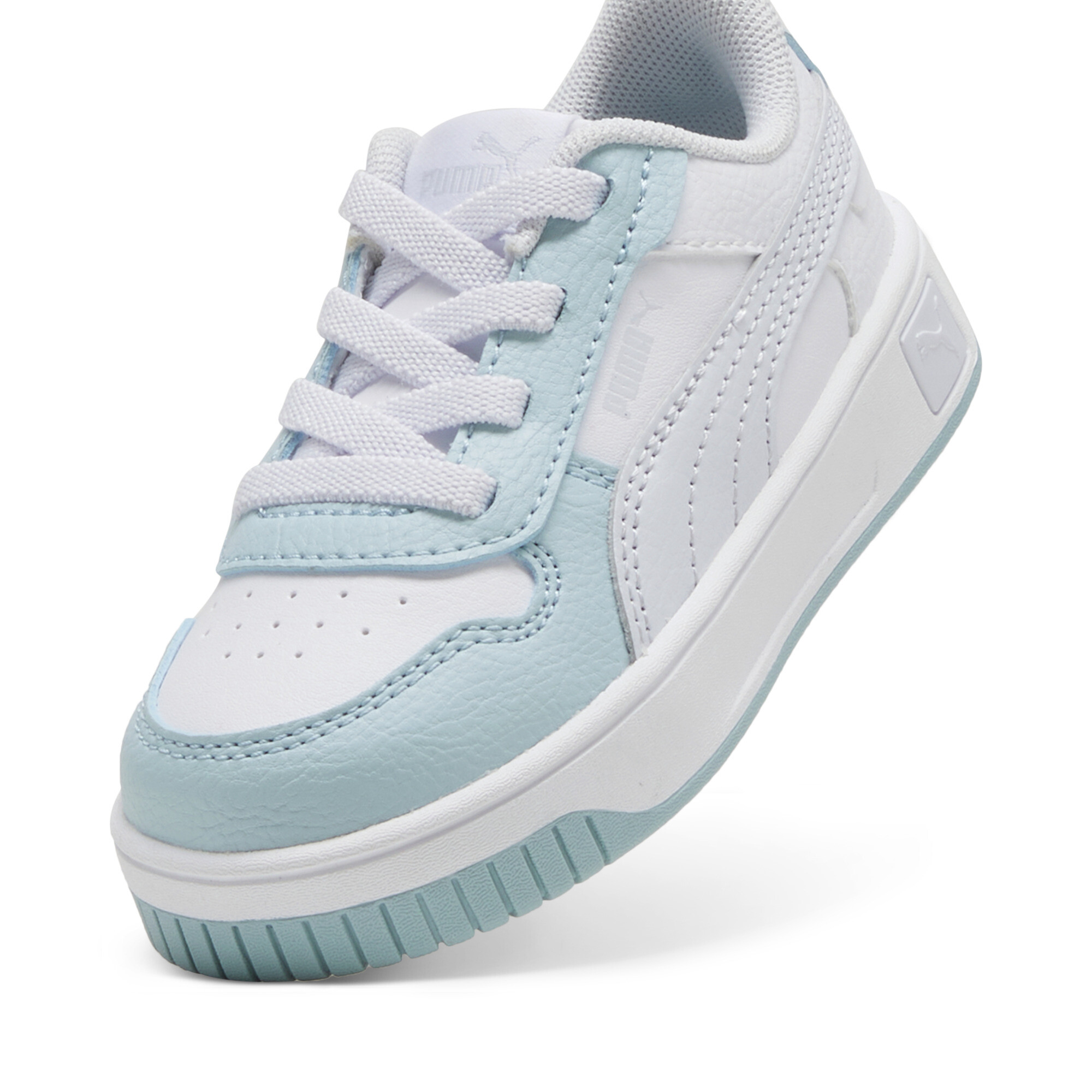 Carina Street sneakers voor Dames, Wit/Zilver, Maat 21 | PUMA