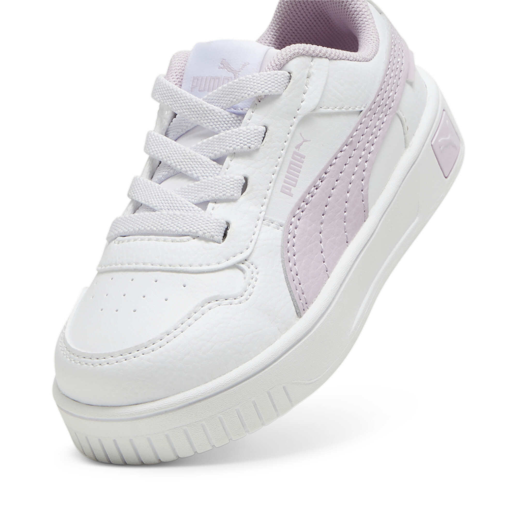 Carina Street sneakers voor Dames, Wit/Paars, Maat 24 | PUMA