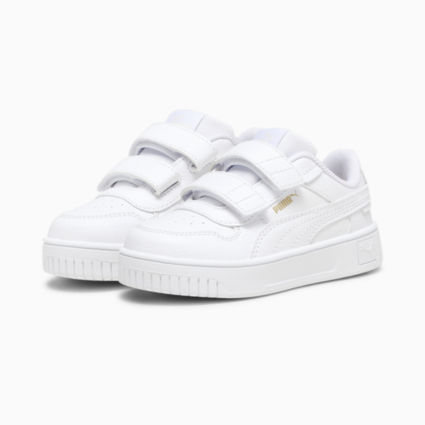 Carina Street Toddlers' Sneakers, PUMA White-PUMA White-PUMA Gold, large-MEX