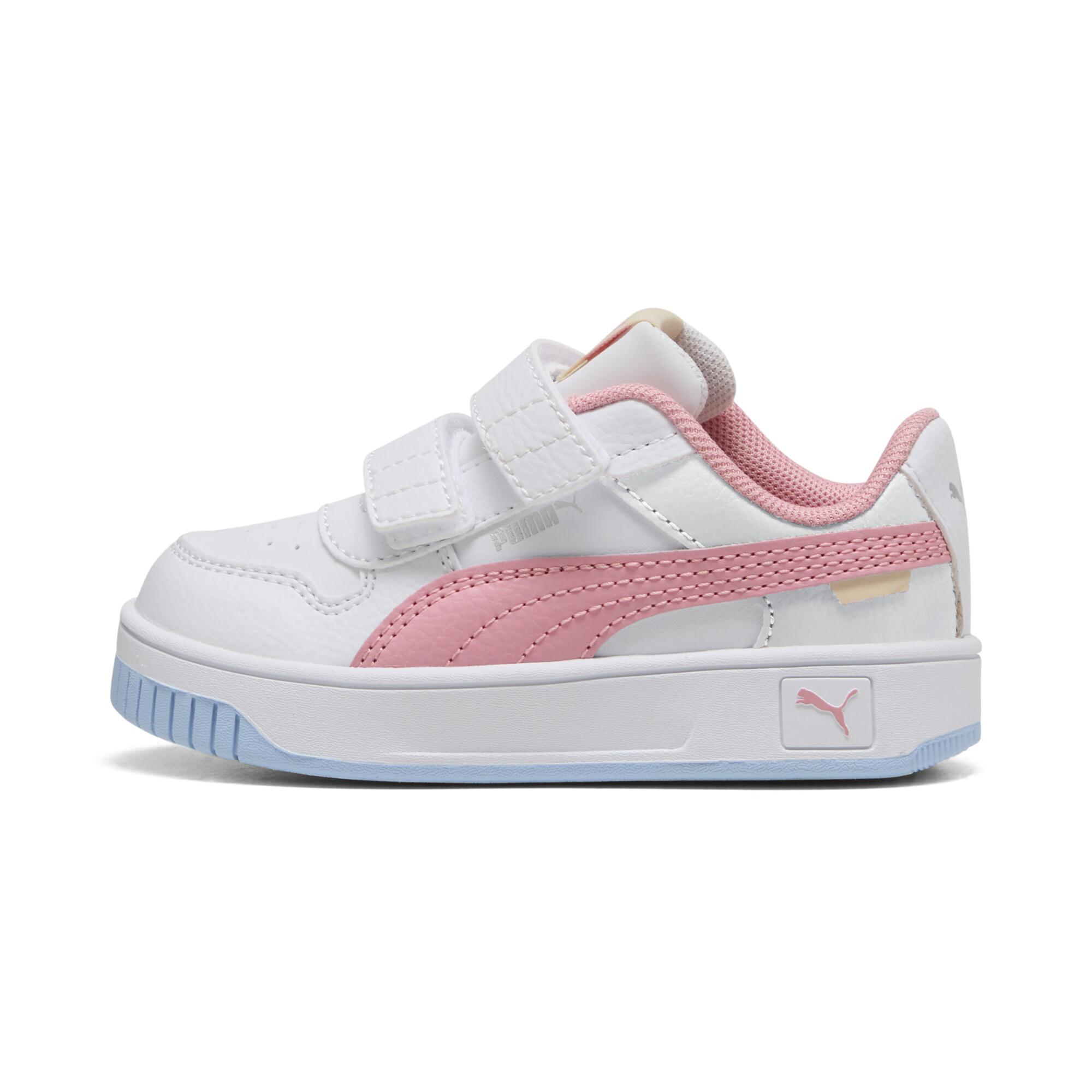 Puma Carina Street Sneakers Babys Schuhe Für Damen | White/Pinkscape/Exotic Red | Größe: 22