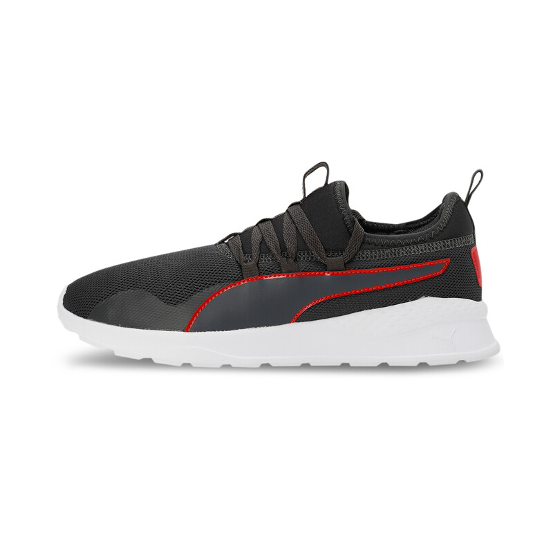 Men's PUMA Manor V2 Sneakers in White/Black/Red size UK 9