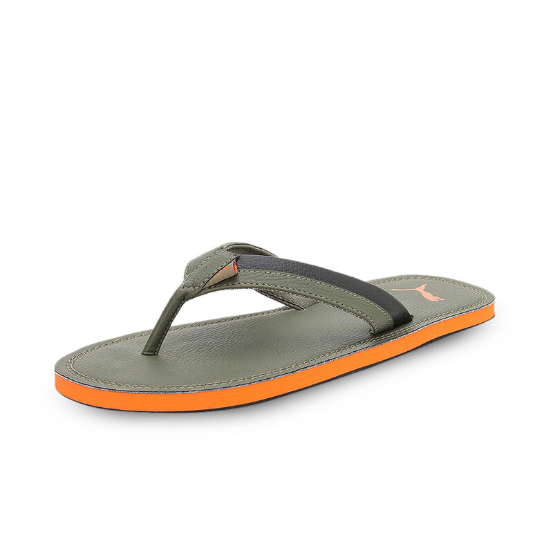 

Men's PUMA Premium Comfort Sandals, Black/orange/red