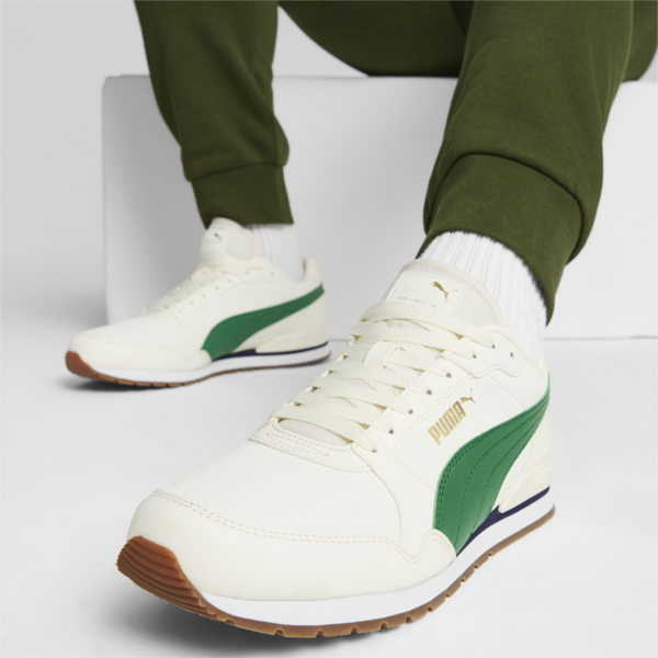 ST Runner 75 Years Sneakers, Warm White-Archive Green-Gold, large-ZAF