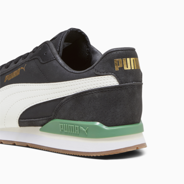 ST Runner 75 Years Sneakers, PUMA Black-Warm White-Archive Green, large-ZAF