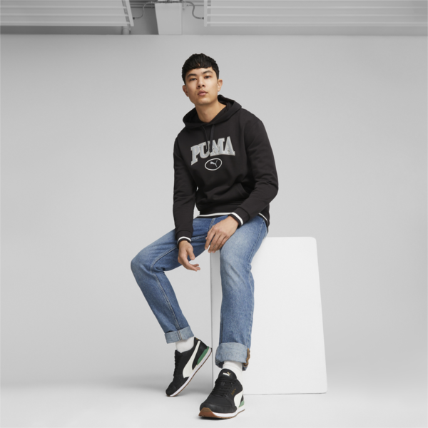 ST Runner 75 Years Sneakers, PUMA Black-Warm White-Archive Green, large-ZAF