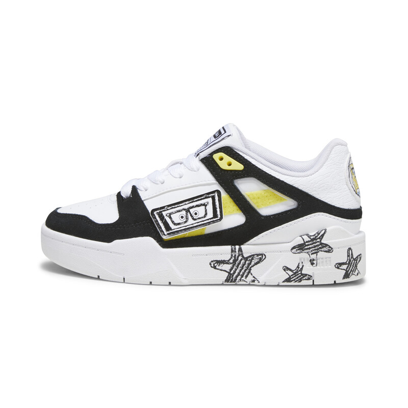 

PUMA X SPONGEBOB SQUAREPANTS Slipstream Youth Sneakers, White/black