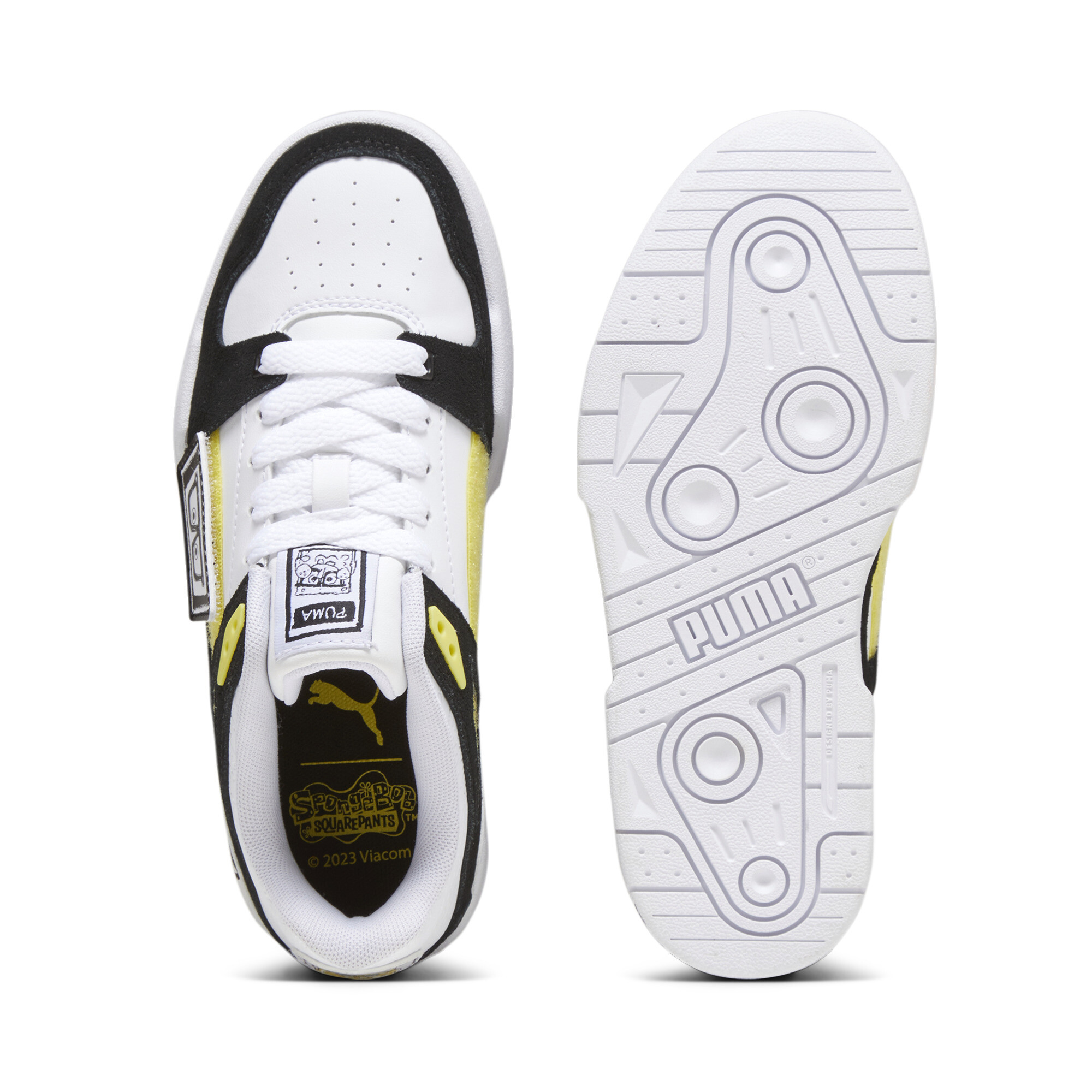PUMA X SPONGEBOB SQUAREPANTS Slipstream Youth Sneakers In White, Size EU 36