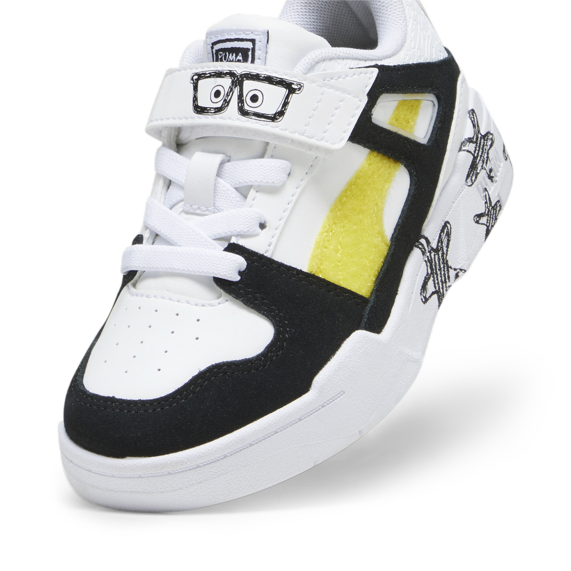 Kids' PUMA X SPONGEBOB SQUAREPANTS Slipstream Sneakers In White, Size EU 30
