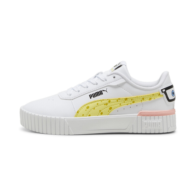 

PUMA X SPONGEBOB SQUAREPANTS Carina 2.0 Youth Sneakers, White/black/pink