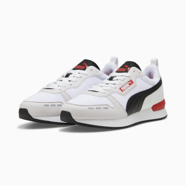 PUMA R78 Sneakers, Feather Gray-PUMA Black-Vapor Gray, large-ZAF