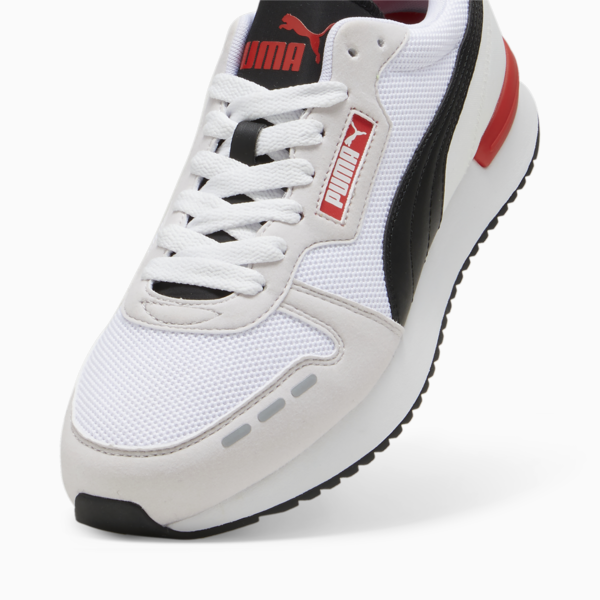 PUMA R78 Sneakers, Feather Gray-PUMA Black-Vapor Gray, large-ZAF