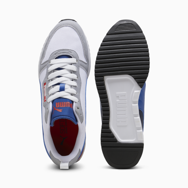 PUMA R78 Sneakers, Cobalt Glaze-PUMA Navy-For All Time Red, large-ZAF