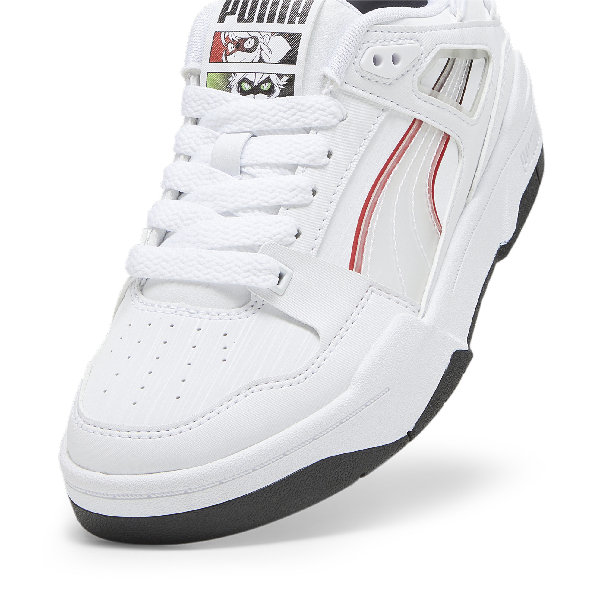 PUMA X MIRACULOUS Slipstream Youth Sneakers In White, Size EU 35.5