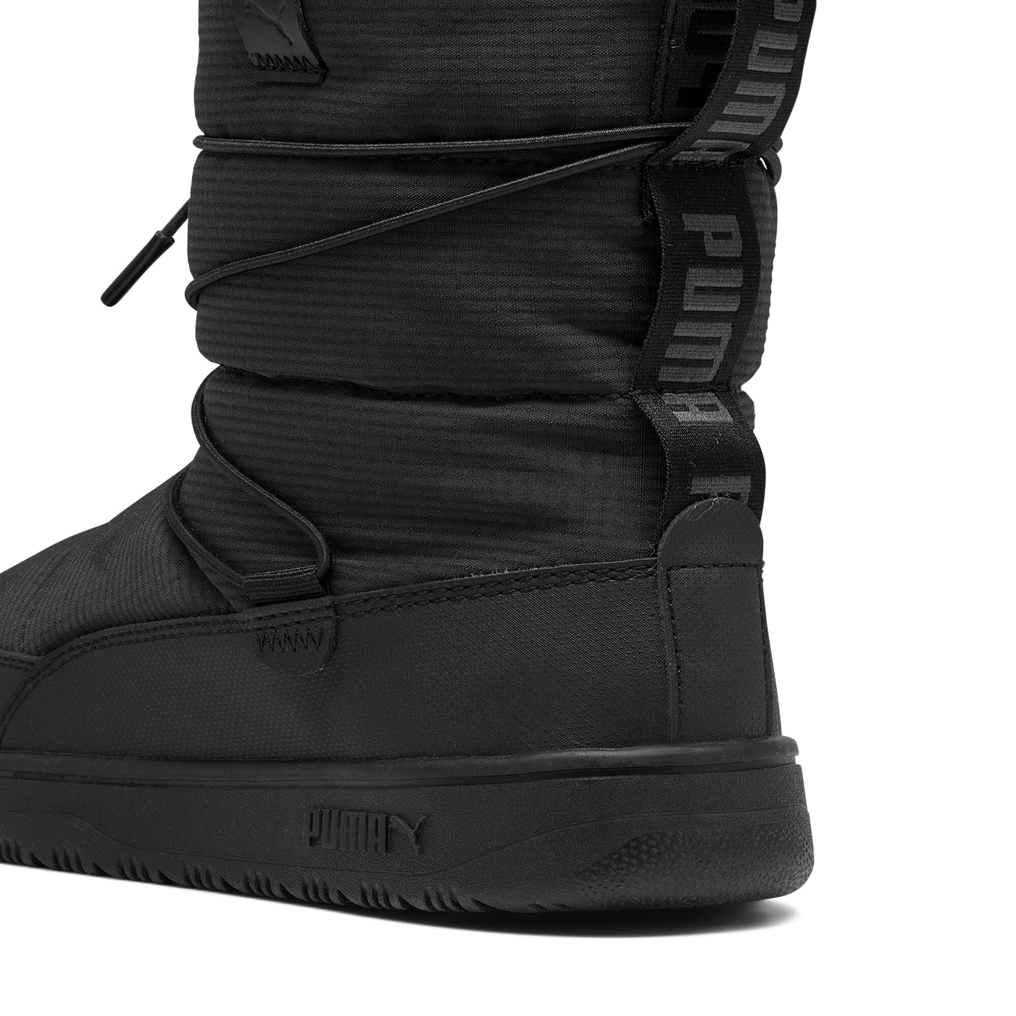 Women's Puma Snowbae Boots, Black, Size 40.5, Shoes