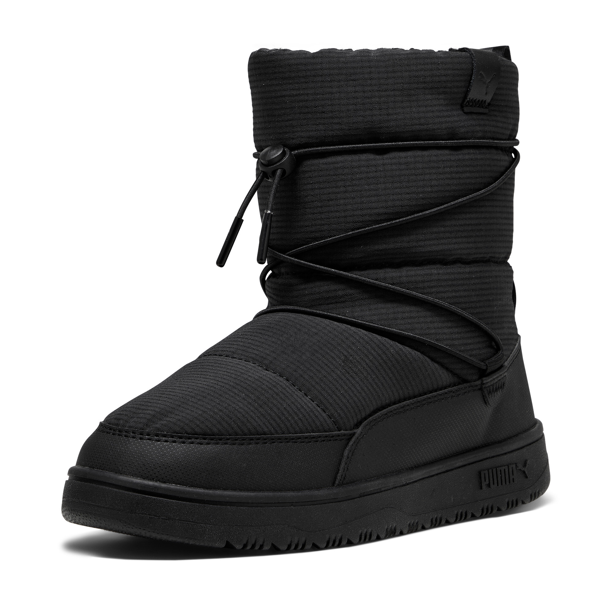 Women's Puma Snowbae Boots, Black, Size 40.5, Shoes