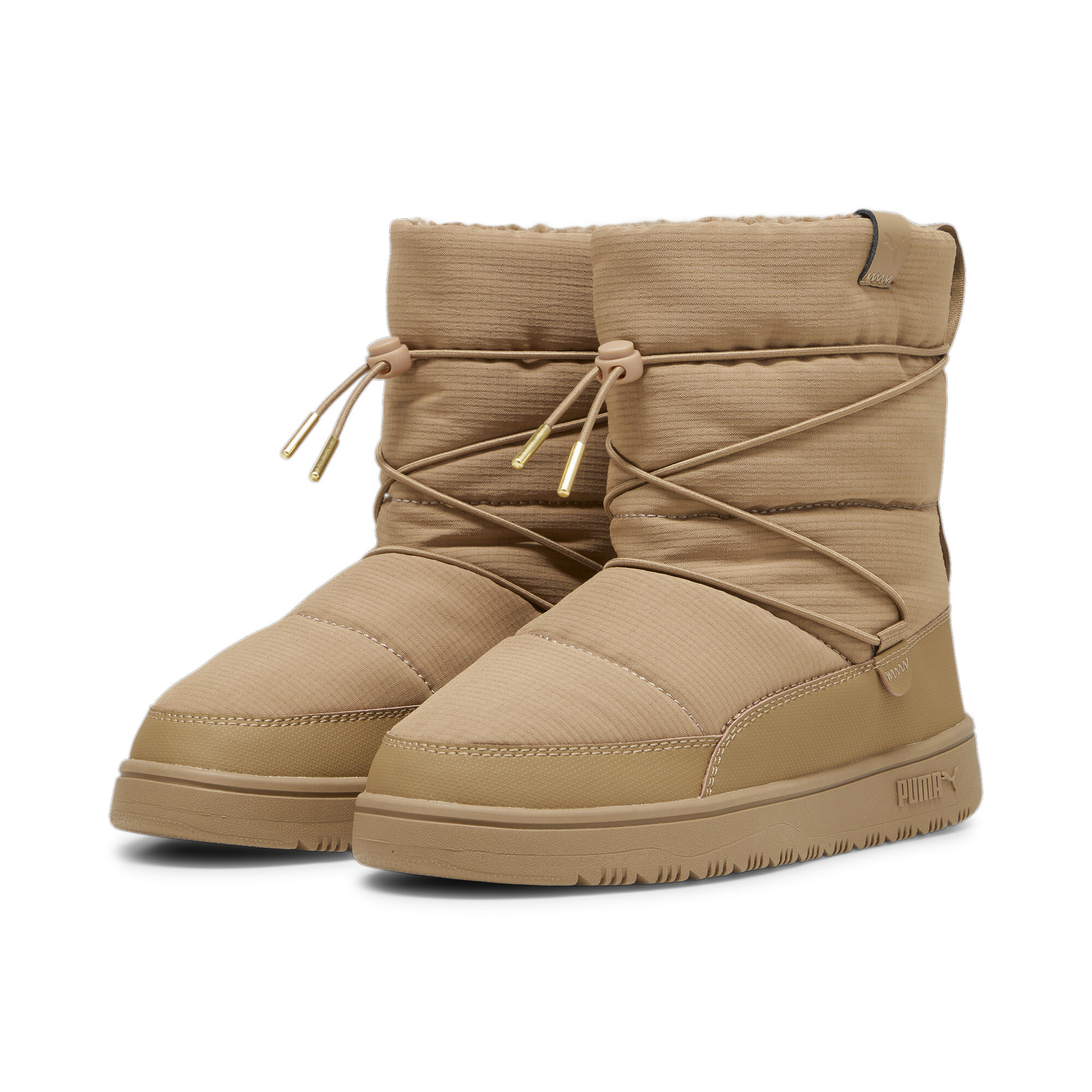 Women's Puma Snowbae Boots, Beige, Size 38, Shoes