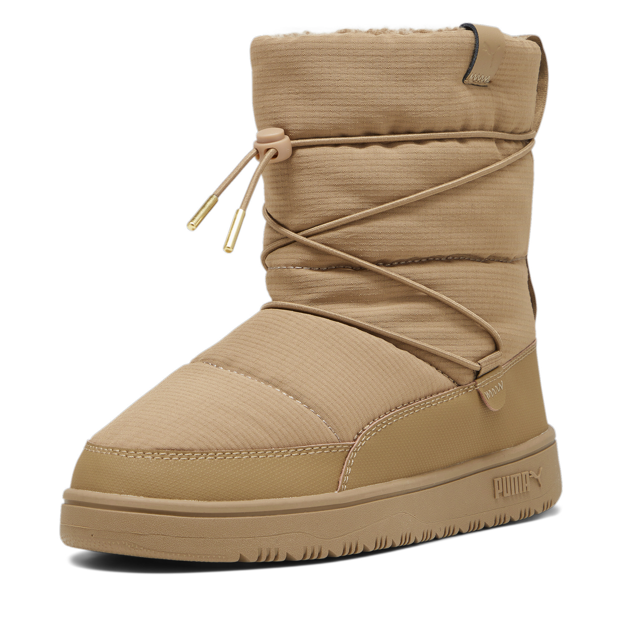 Women's Puma Snowbae Boots, Beige, Size 38, Shoes