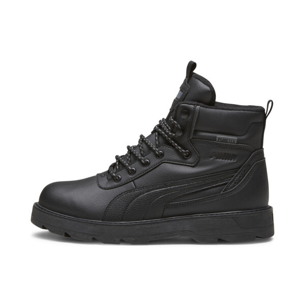 Puma Serve Pro Mid-top Sneakers In Black- Black