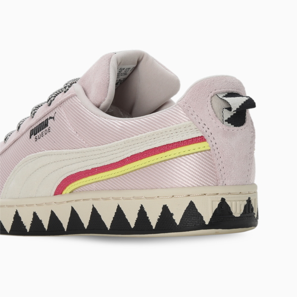 PUMA x lemlem Suede Women's Sneakers, Frosty Pink-Ghost Pepper, large-ZAF