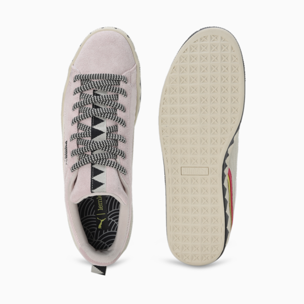 PUMA x lemlem Suede Women's Sneakers, Frosty Pink-Ghost Pepper, large-ZAF