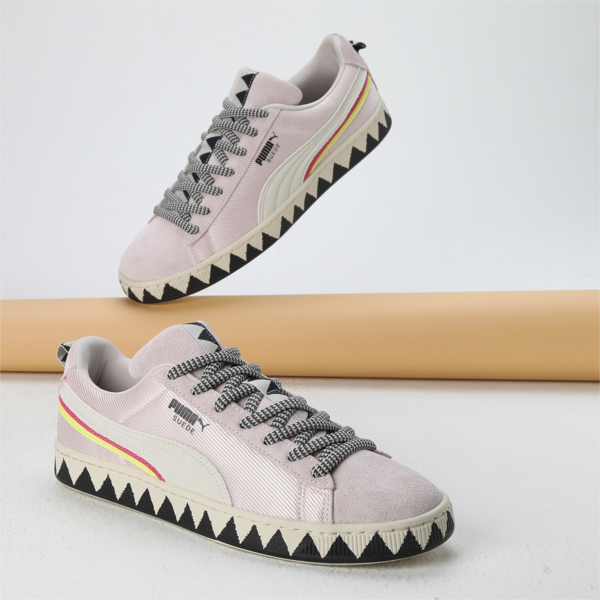 PUMA x lemlem Suede Women's Sneakers, Frosty Pink-Ghost Pepper, large-ZAF