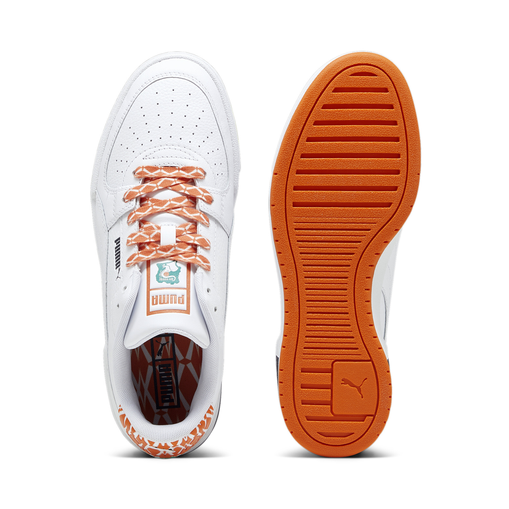 Men's PUMA CA Pro CÃ´te D'Ivoire Football Sneakers In White, Size EU 48