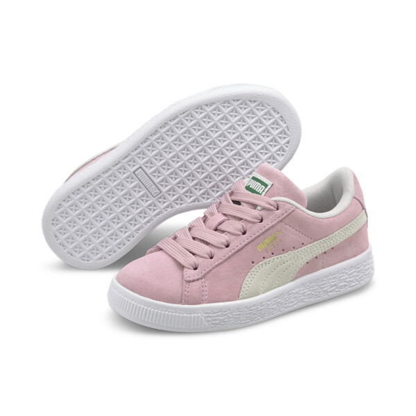 Zapatillas Infantiles Suede Classic XXI PS ADP, Pink Lady-Puma White, large-ARG