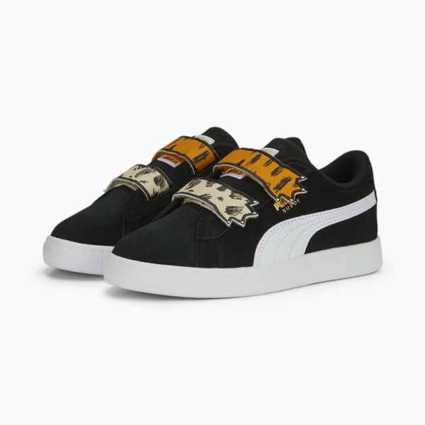 Zapatillas Infantiles Suede Classic, PUMA Black-Desert Clay-Granola, large-ARG
